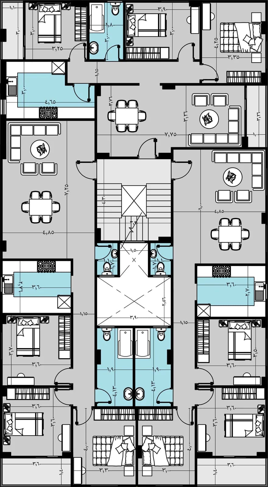 عمارة 574 بالمربع الذهبي 2