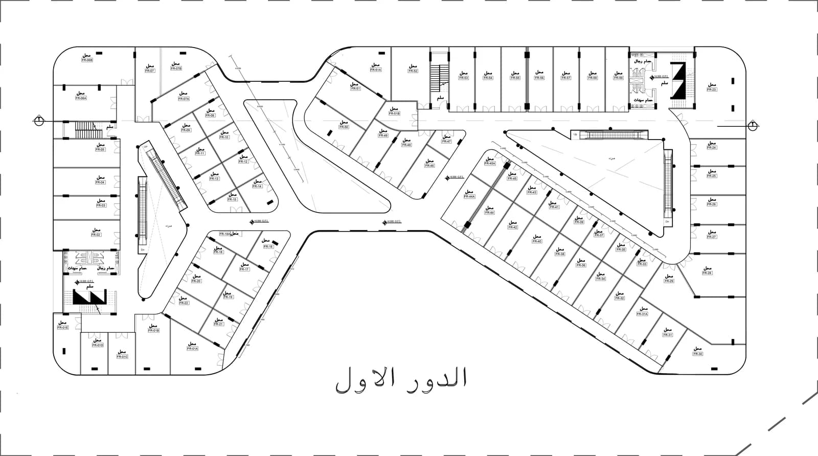 محل تجاري للبيع في المحور المركزي — مدينة السادات