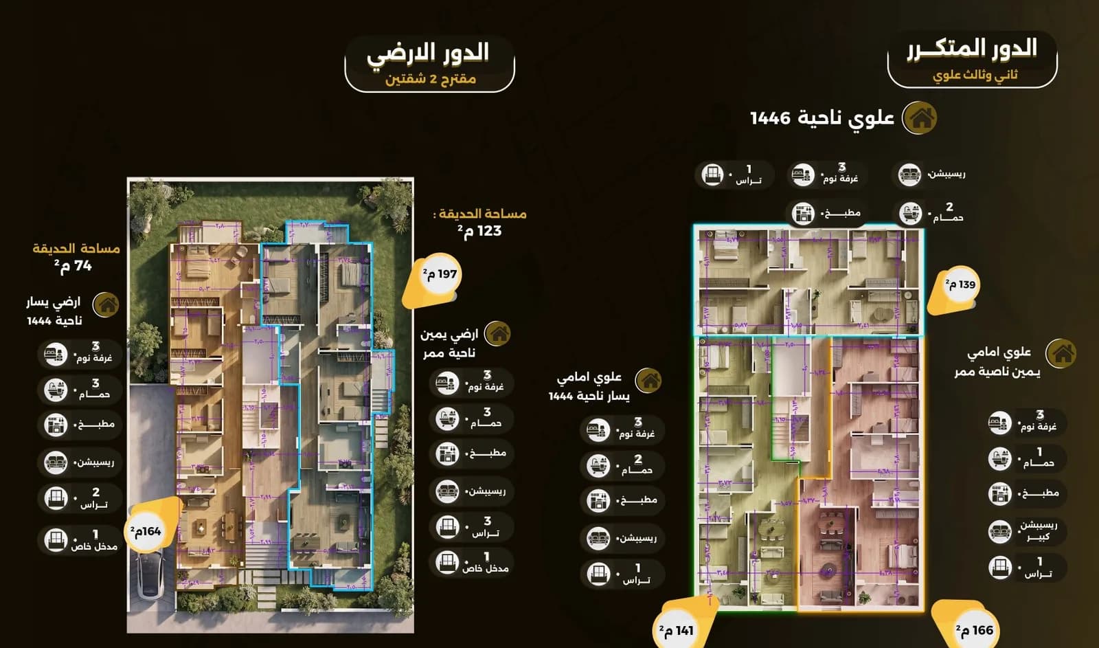 مشروع 1445 - حي الروضه 2